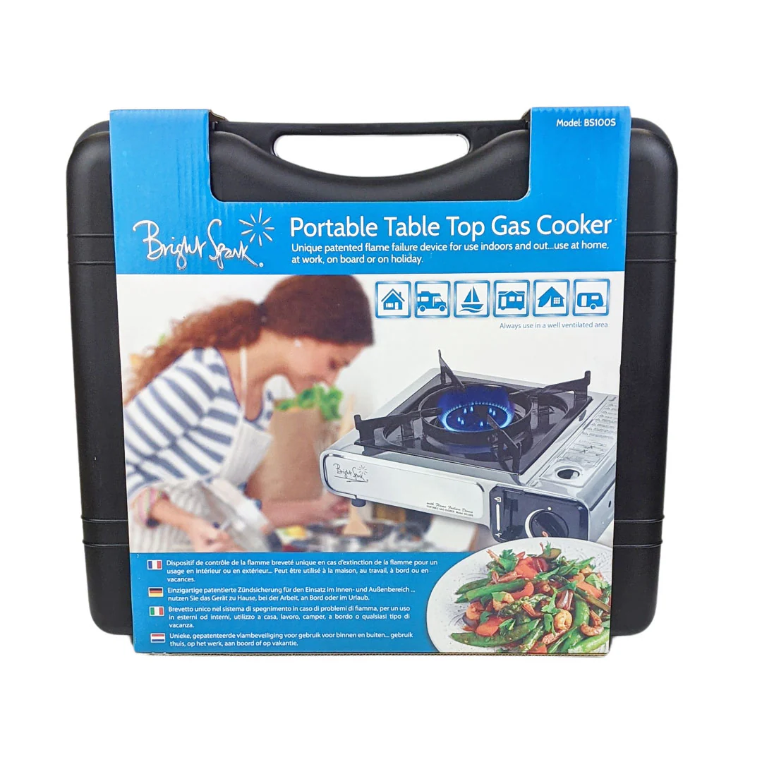 Bright Spark Stainless Steel Gas Cartridge Camping Stove - Image 4