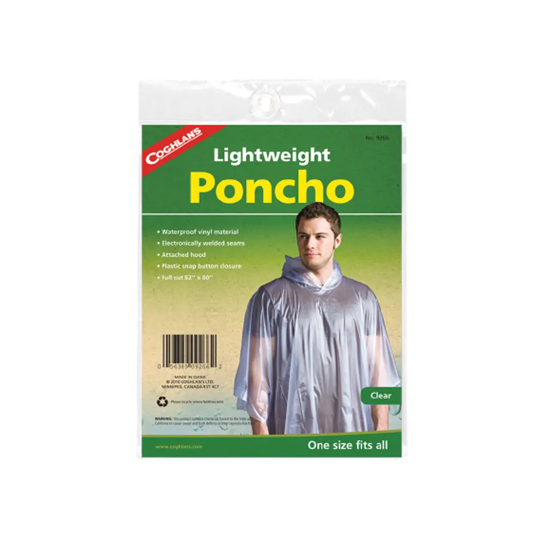 Coghlans Lightweight Waterproof Poncho - Image 2