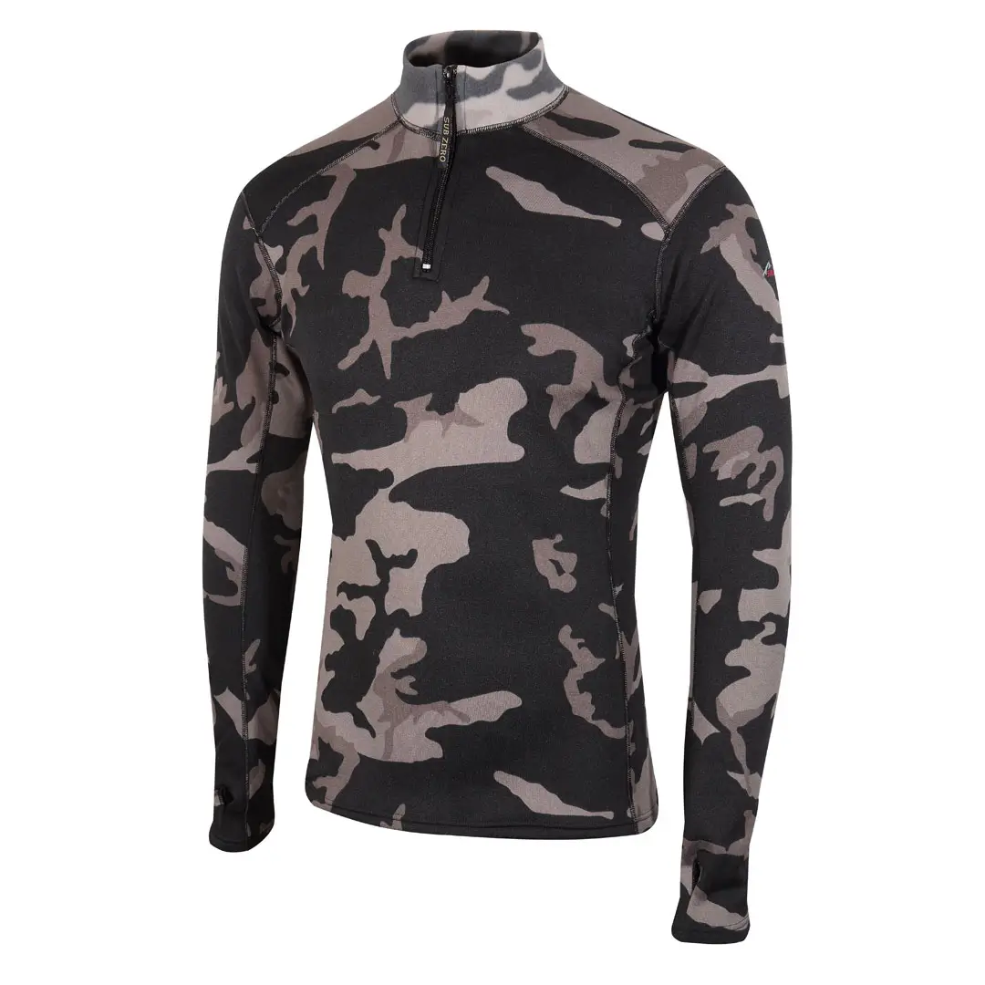 Factor 2 Mens Long Sleeve Zip Neck Mid Layer Top - Image 3