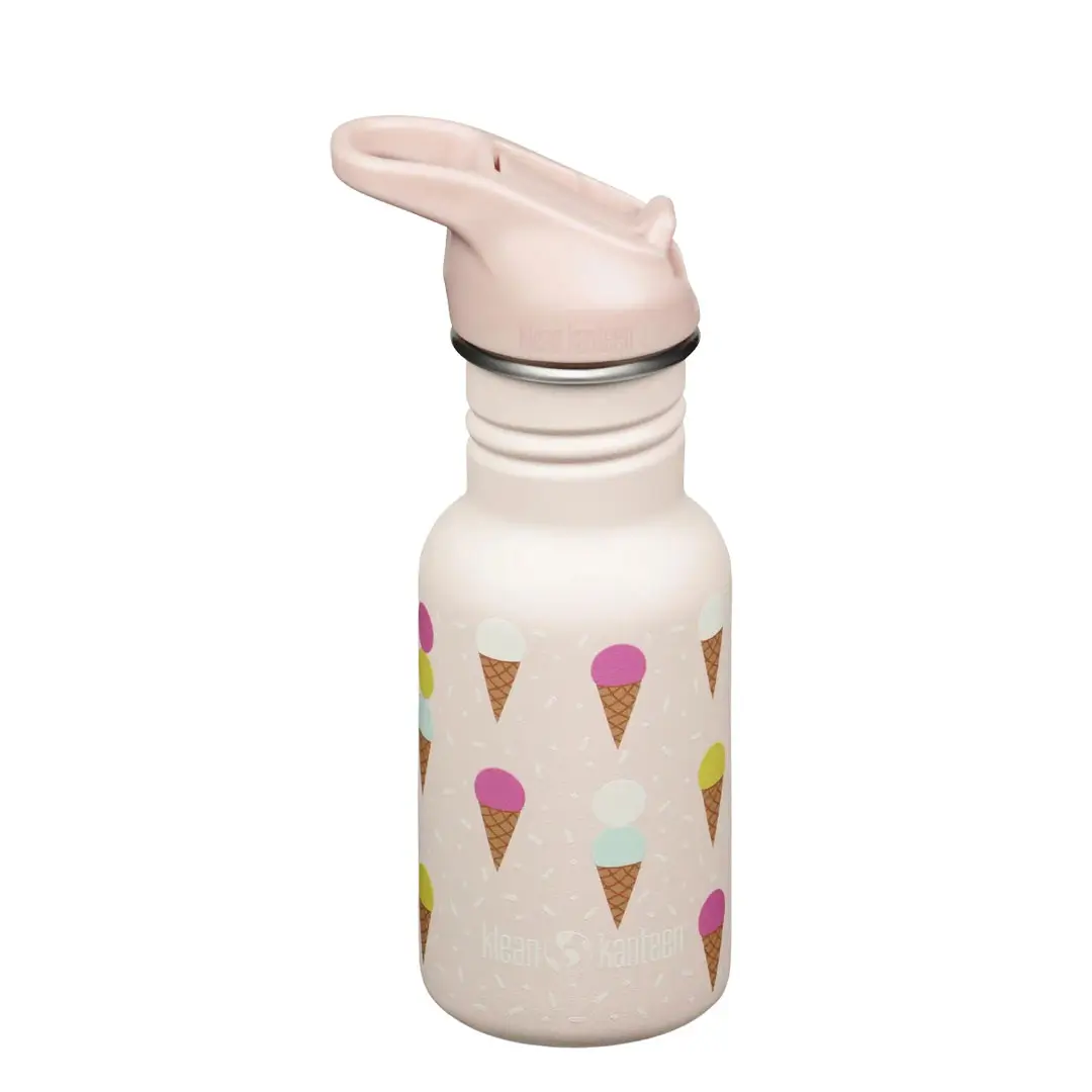 Klean Kanteen Kids Classic Water Bottle Flip Cap 355ml - Image 4