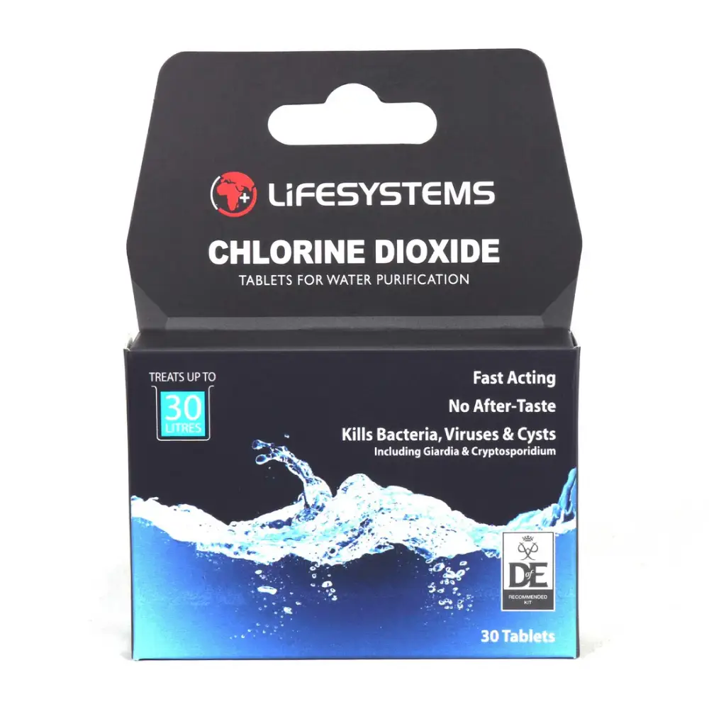 Lifesystems Chlorine Dioxide Water Purification Tablets