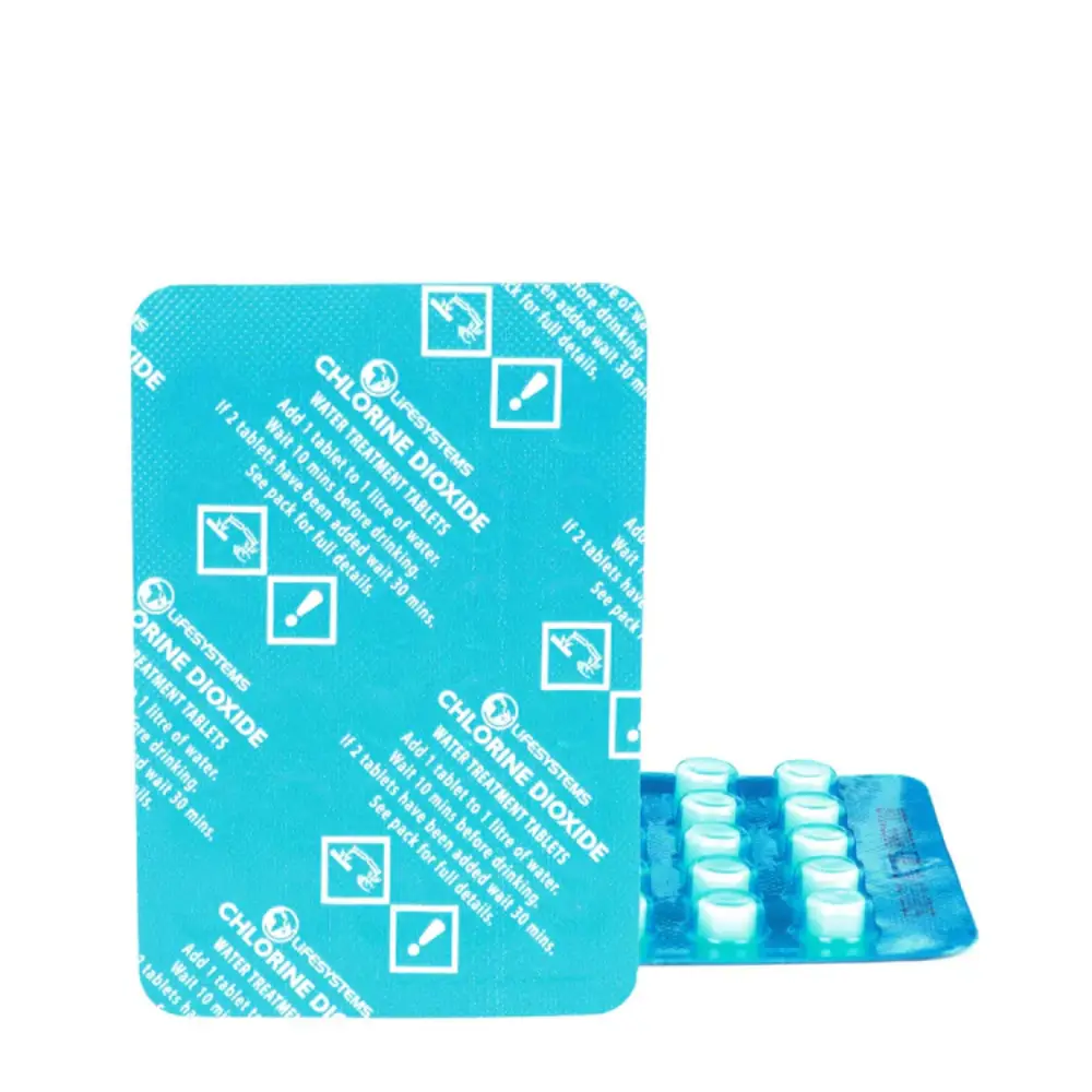 Lifesystems Chlorine Dioxide Water Purification Tablets - Image 2