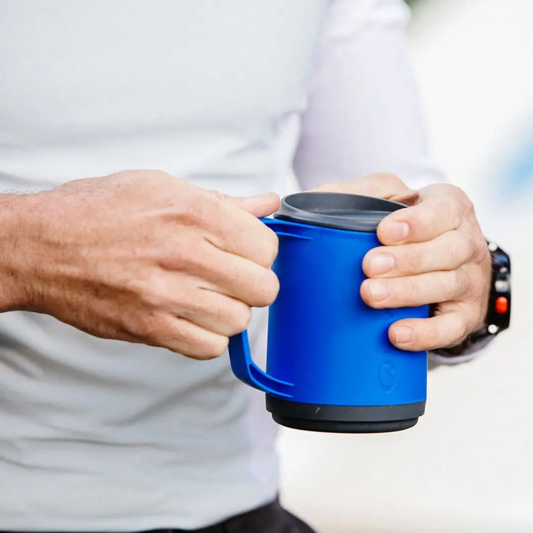 Lifeventure Ellipse Insulated Plastic Camping Mugs 350ml - Image 2