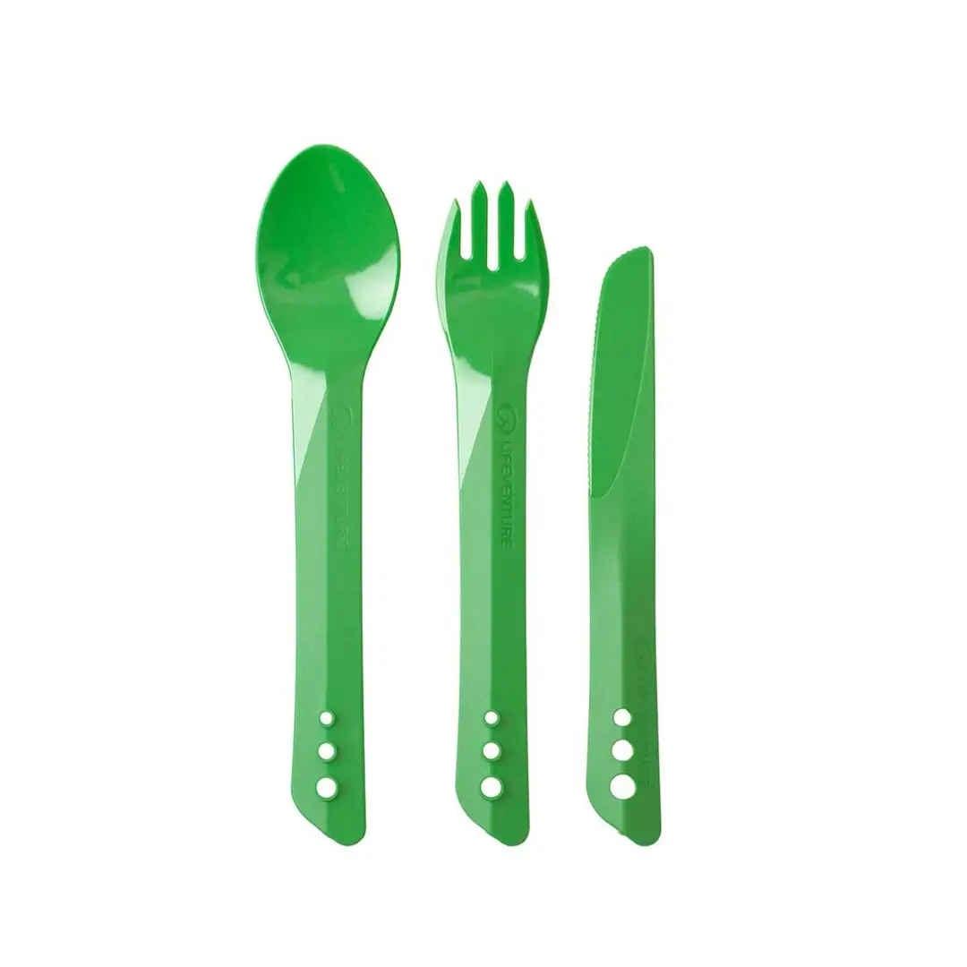 Lifeventure Ellipse Plastic Camping Cutlery - Image 3