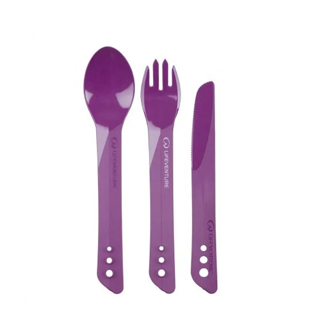 Lifeventure Ellipse Plastic Camping Cutlery - Image 4