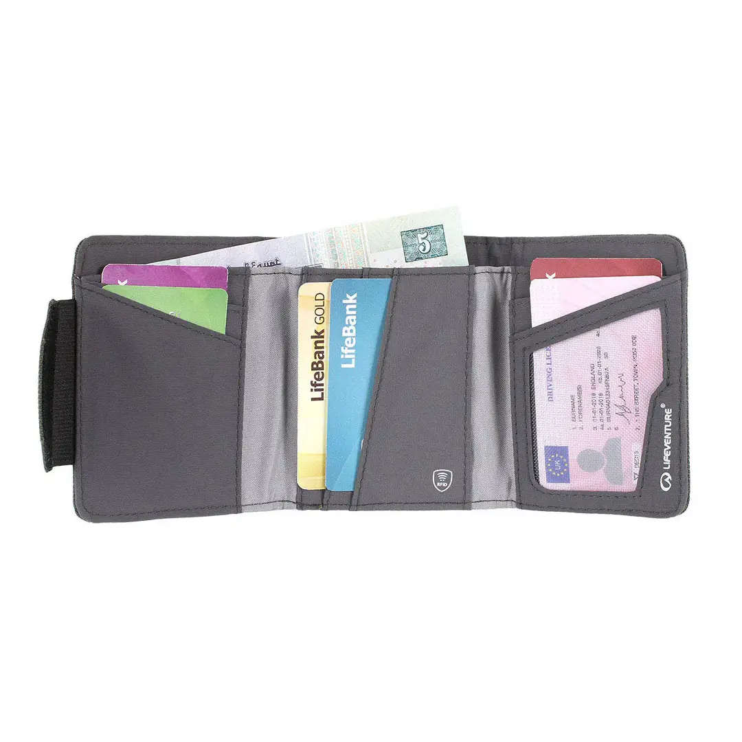 Lifeventure RFiD Tri-Fold Wallet - Image 4
