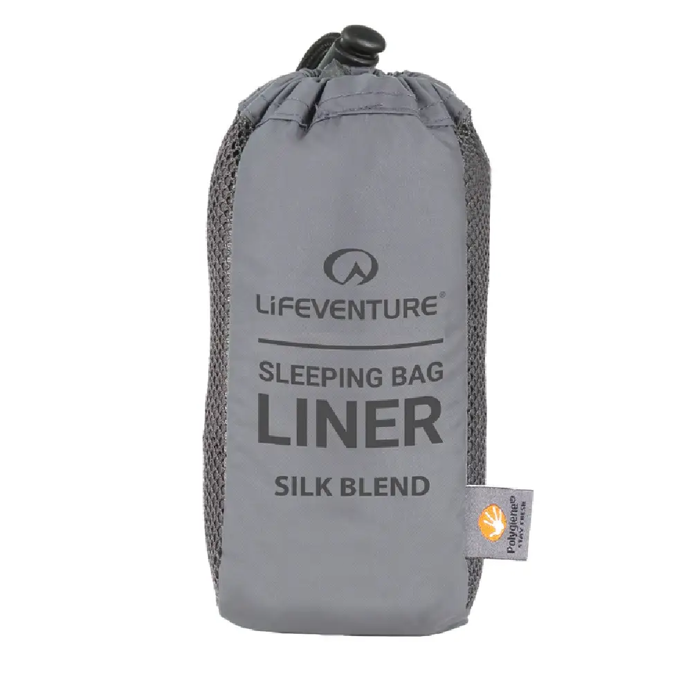 Lifeventure Silk Blend Sleeping Bag Liner Mummy - Image 3
