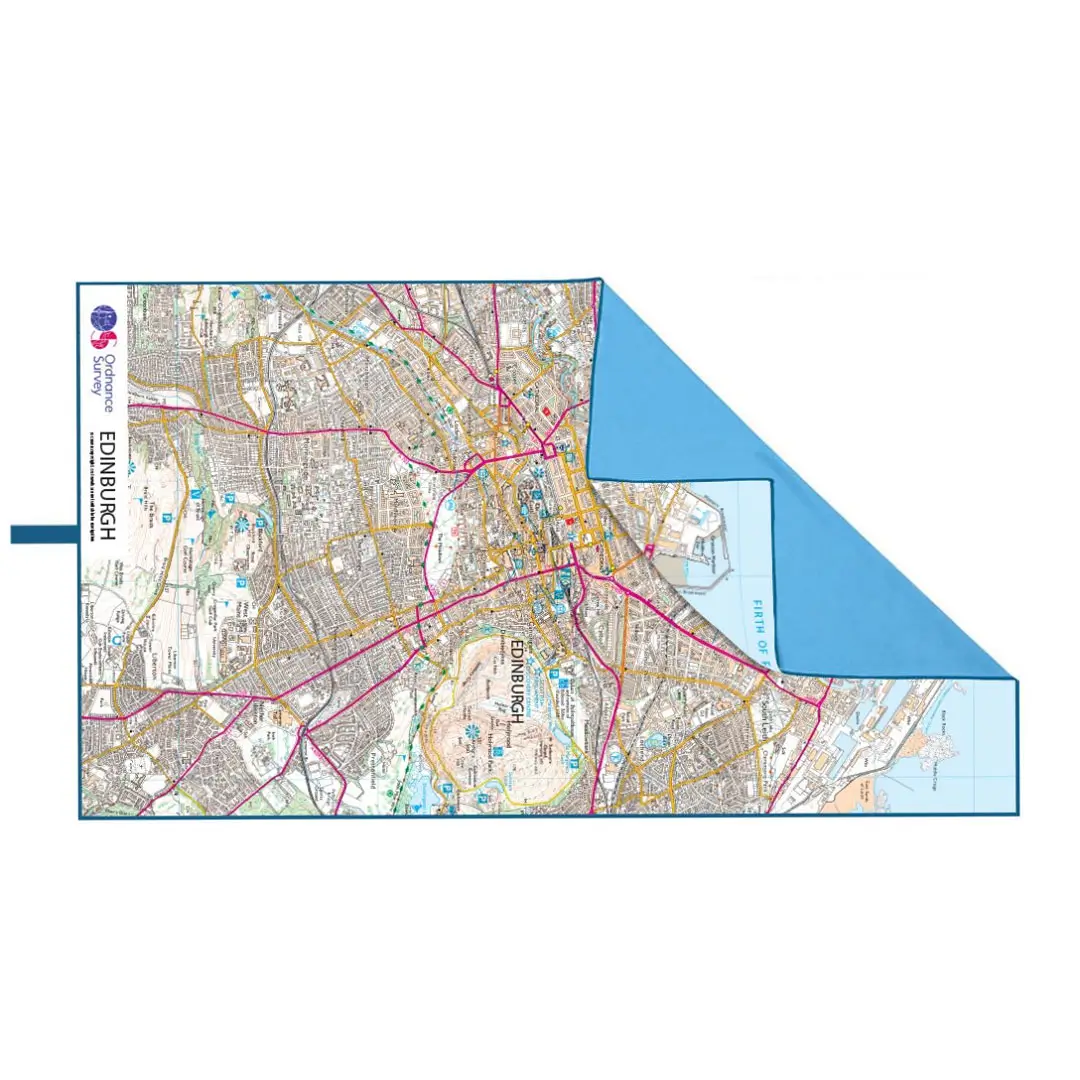 Lifeventure Soft Fibre Ordnance Survey Travel Towels - Image 2