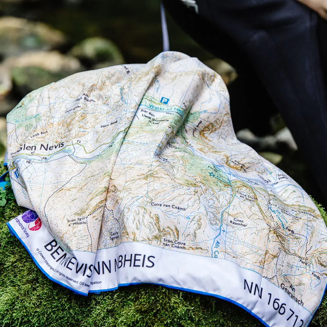 Lifeventure Soft Fibre Ordnance Survey Travel Towels - Image 6