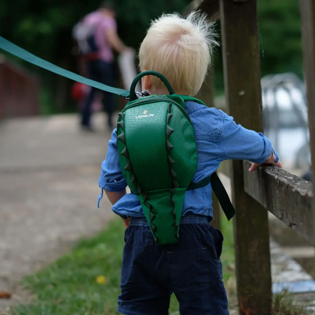 Littlelife Crocodile Toddler Backpack With Safety Rein - Image 5