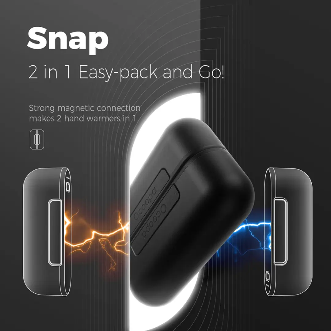 Ocoopa UT2s Rechargeable Hand Warmer Powerbank - Image 6