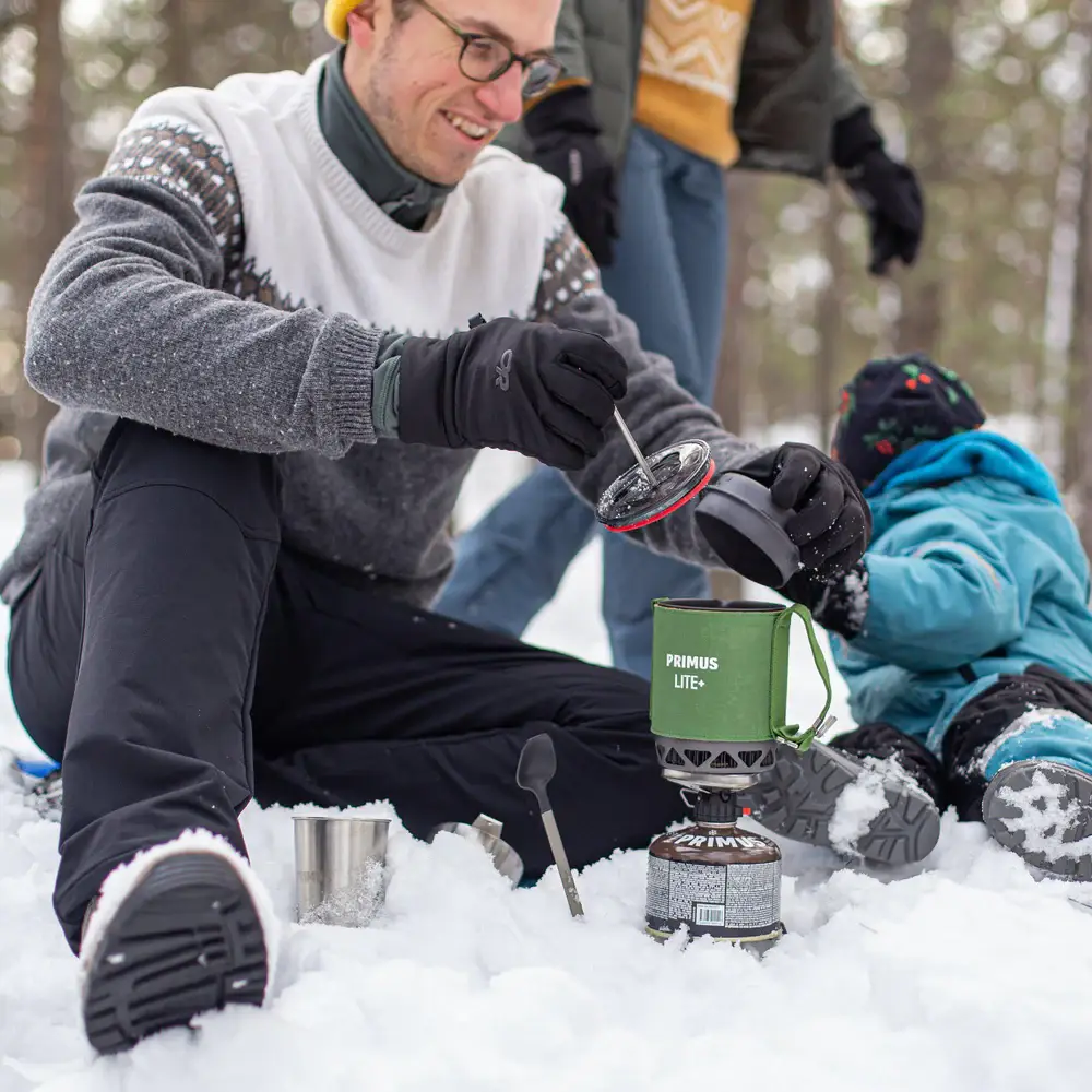 Primus Lite Plus Backpacking Gas Stove Fern Green - Image 4