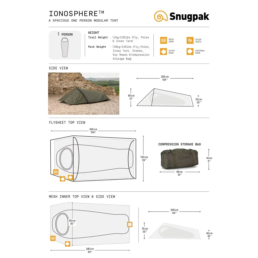 Snugpak Ionosphere Tent - Image 5