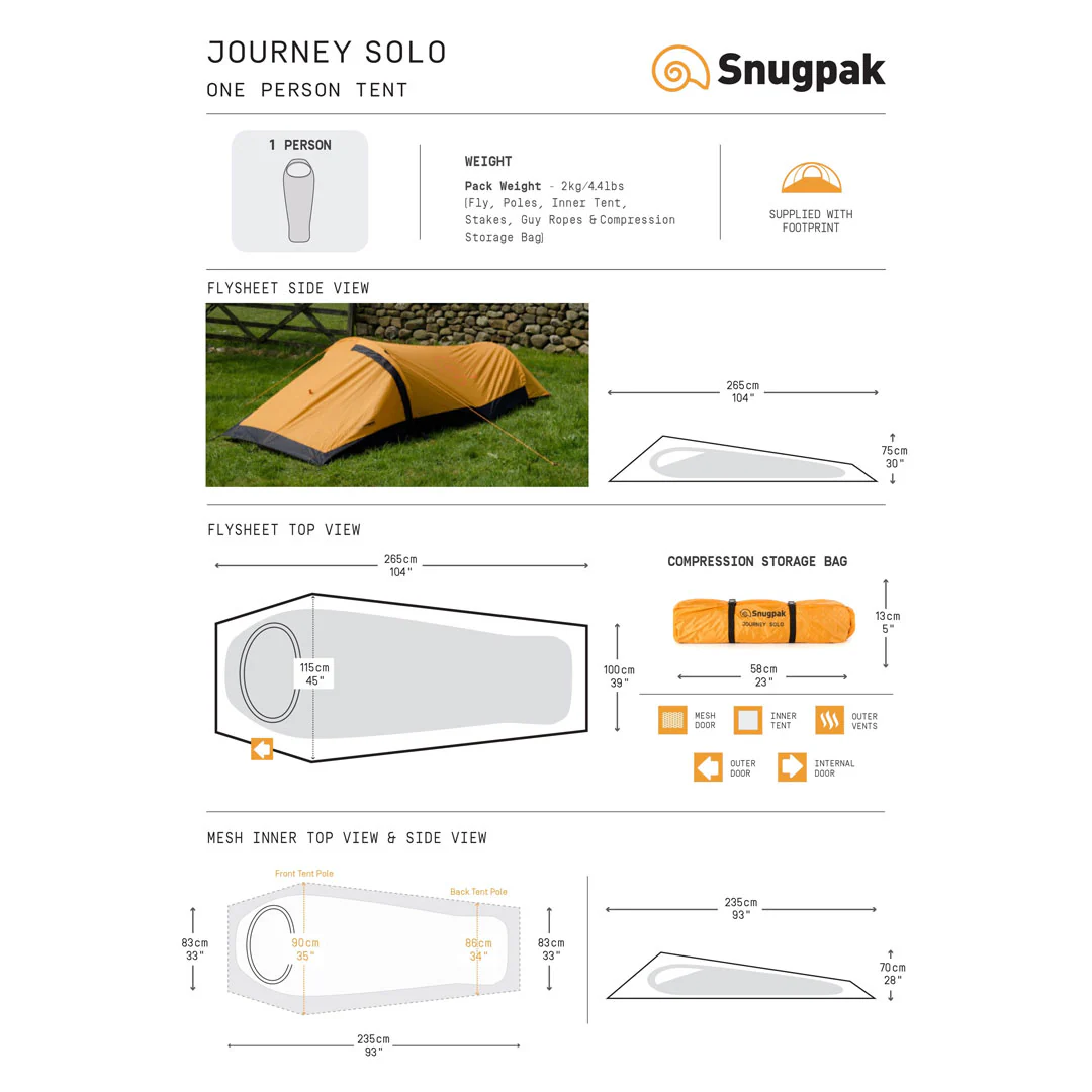 Snugpak Journey Solo Bivi Tent - Image 5