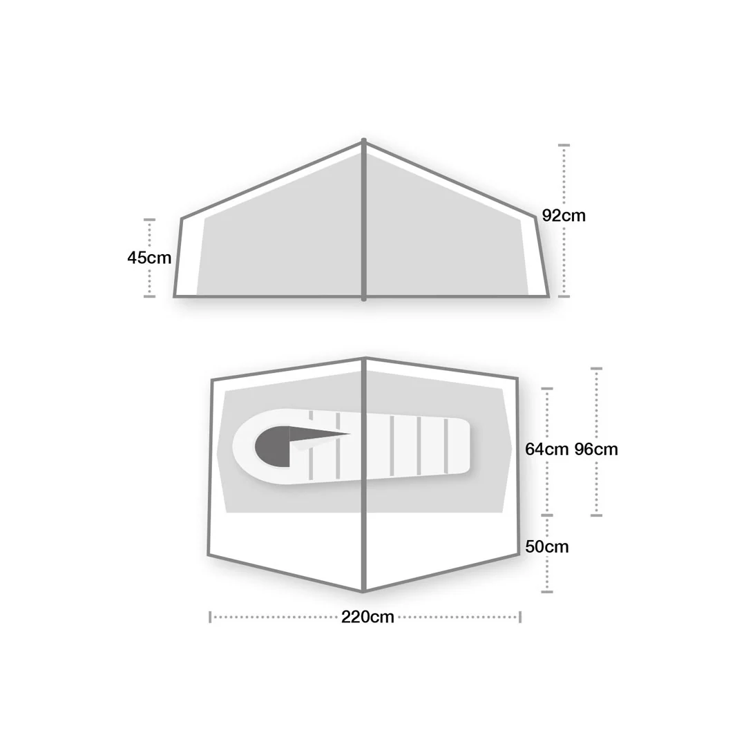 Wild Country Zephyros Compact 1 Man V3 Tent - Image 2